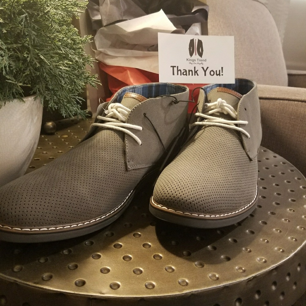 NWT Mens "Andre" Casual Faux Suede Chukka - Picture 6 of 6